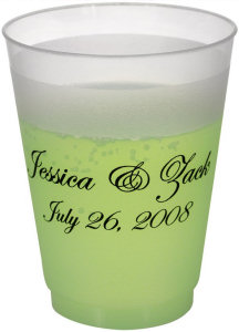 Promotional Stadium Cups: 16oz Frosted Flexible Cups